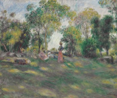 Landscape with Figures by Pierre Auguste Renoir